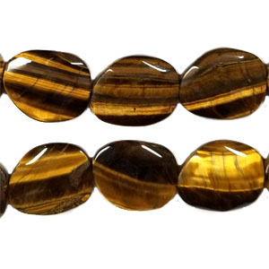 TIGER EYE FACETED PEAR FREEFORM 23X28MM